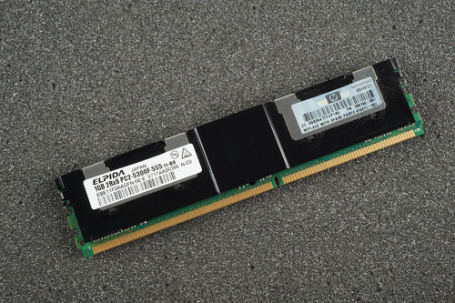 Elpida EBE11FD8AGFN-6E-E PC2-5300F 1GB FBDIMM Server Memory RAM