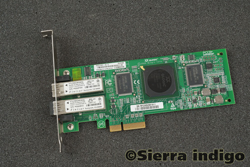 Qlogic QLE2462 PX2510401-50 Dual 4GB PCI-E FC Adapter Card