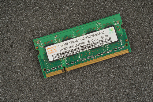 Hynix HYMP164S64CP6-Y5 PC2-5300S-555-12 512MB SODIMM Memory RAM