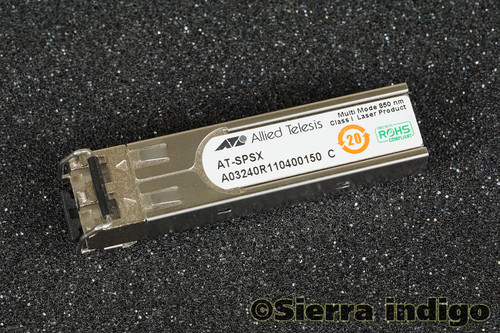 AT-SPSX Allied Telesis ATI 1000SX SFP LC MMF 850 nm 550M Transceiver Module