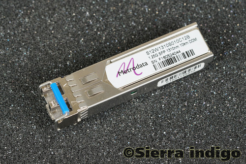 S12W1310S010C12B Metrodata 1.25G SFP 1301nm 10Km DDM Transceiver Module