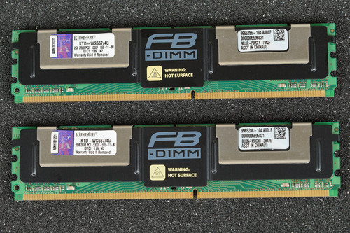 KTD-WS667/4G Kingston 4GB Kit of 2x2GB PC2-5300F-555-11-B0 Server Memory RAM