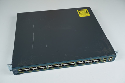 WS-C3560G-48TS-S Cisco 48-Port Switch With Rack Mount Brackets