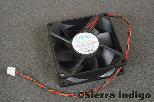 3110KL-04W-B57 NMB 80x80x25mm 12VDC 0.30A 3-pin 3-wire Fan
