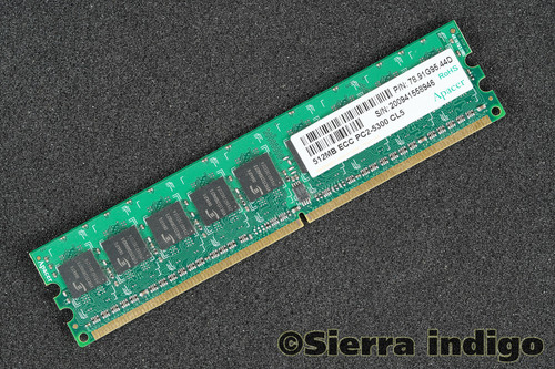 78.91G95.44D Apacer 512MB ECC PC2-5300 CL5 Server Memory RAM