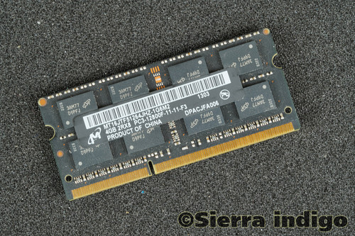 MT16JTF51264JHZ-1G6M2 Micron 4GB PC3-12800F-11-11-F3 SODIMM Memory RAM