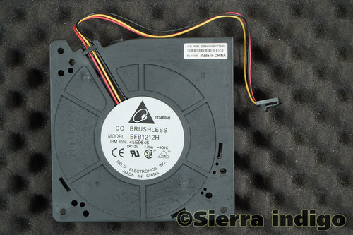 45E9646 IBM Tape Fan Delta BFB1212H-9D1C 45E9646 4-Pin 3-Wire