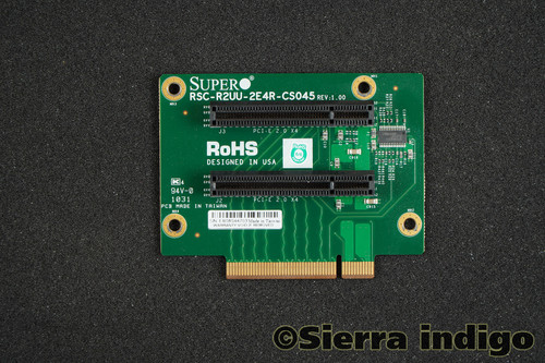 SuperMicro RSC-R2UU-2E4R-CS045 PCIe Riser Board