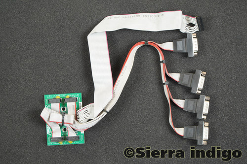 ASRock LPC-COM232 Board with Cables