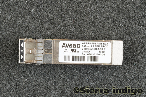 Avago AFBR-57D9AMZ-ELX 8GB SW SPF+ Transceiver Module