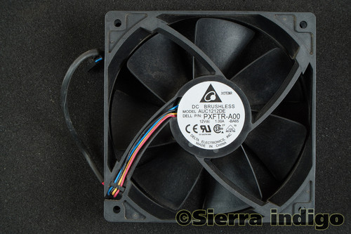 Dell PXFTR 0PXFTR Precision T7600 T7610 Fan Delta AUC1212DE DC12V 1A