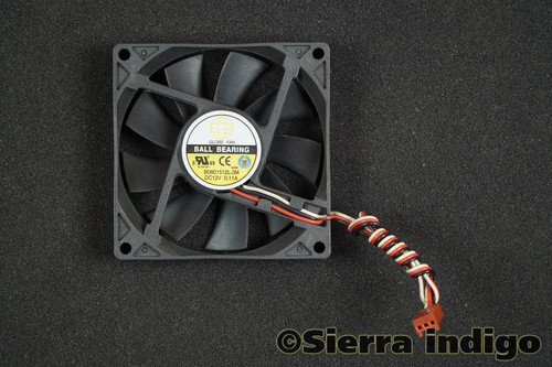 Globe Fan B0801512L-3M 80mm x 15mm DC12V 0.11A 3-Pin 3-Wire Fan