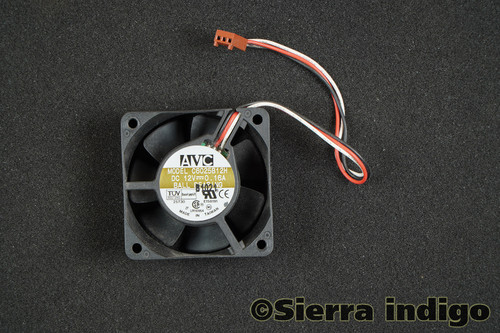 AVC C6025B12H 60mm x 25mm DC12v 0.16A 3-pin 3-Wire Fan