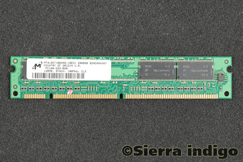 Micron MT4LSDT1664AG-10ED1 PC100-222-620 128MB Memory RAM