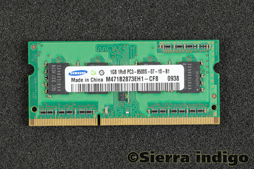 Samsung M471B2873EH1-CF8 PC3-8500S-01-10-B1 1GB 1Rx8 SODIMM Memory RAM