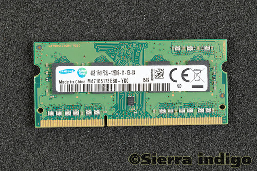 Samsung M471B5173EB0-YK0 PC3L-12800S-11-13-B4 4GB 1Rx8 SODIMM Memory RAM