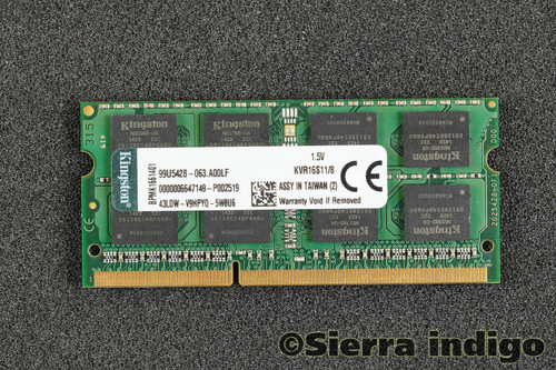 Kingston KVR16S11/8 8GB PC3-12800S SODIMM Memory RAM