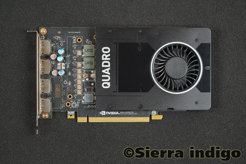 PNY VCQP2000 NVIDIA Quadro P2000 5GB GDDR5 4x DisplayPort Graphics Card