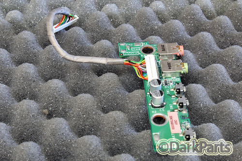 HP Compaq nx9010 Laptop Audio Jack Volume Button Board 33KT9AB0008