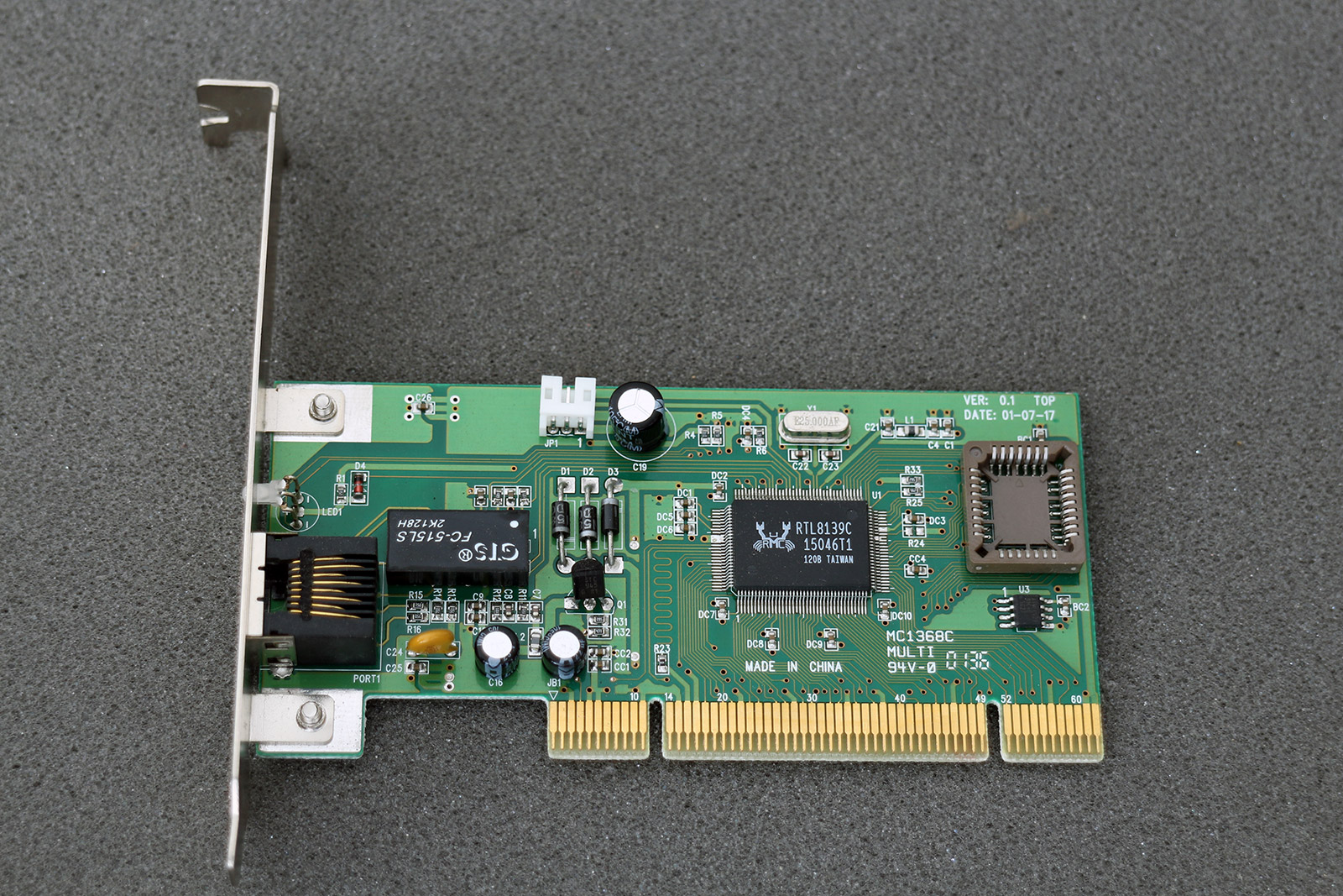 ATI MC1368C PCI Athernet Adapter Card - Sierra Indigo