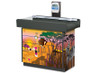 Pedatric Exam Room Scale Table and Cabinet Serengeti Sunrise