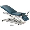 Open Base Power Table Adjustable Backrest Footrest Stirrups