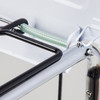 Mobile Hamper Square Tilt-Lid White