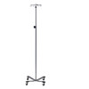 IV Pole 4-Hook 4 Leg Heavy Base