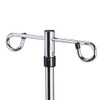 IV Pole 5 Leg Base 2-Hook