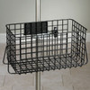 IV Pole Heavy Duty Wire Basket 12" Wide Stainless Steel