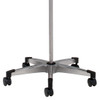 IV Pole 5 Leg Base 4-Hook Stainless Steel