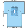 Halyard Health Laparotomy Surgical Drapes with Troughs