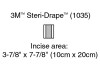 3M Steri-Drape Incise Drape 5-7/8" x 7-7/8" 1035