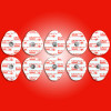Skintact Foam Solid Gel ECG Electrodes Oval FS-TC1/10