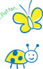 TIDI Pediatric Patient Gowns 21"x36" Bugs & Things Design