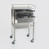 Utility Table with Drawer-Stainless Steel-2