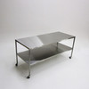 Instrument Table With Shelf-Stainless Steel, Large