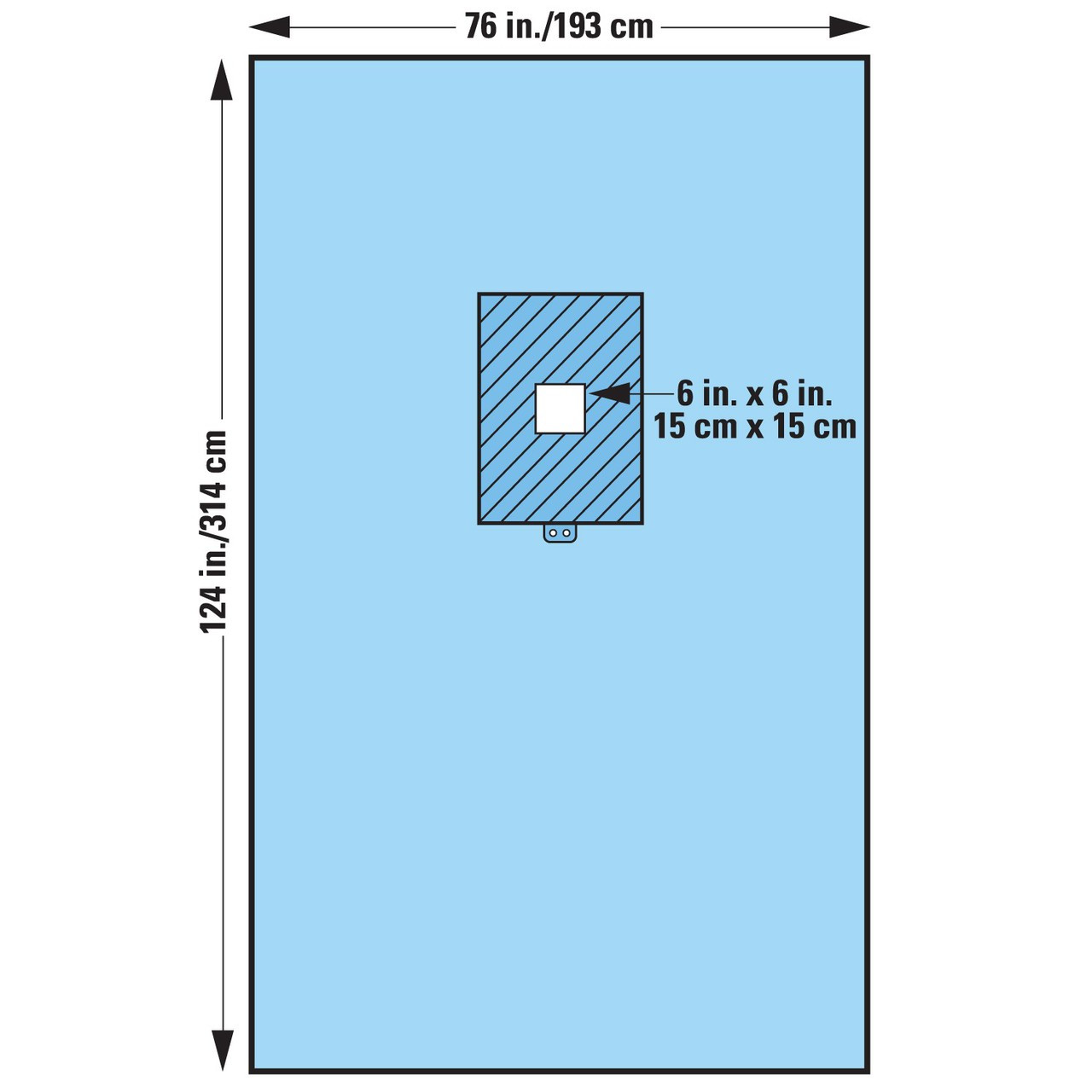 Halyard Health Surgical Drapes Minor Procedure Fenestrated
