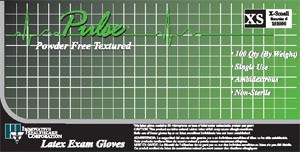 Latex Exam Gloves-Pulse