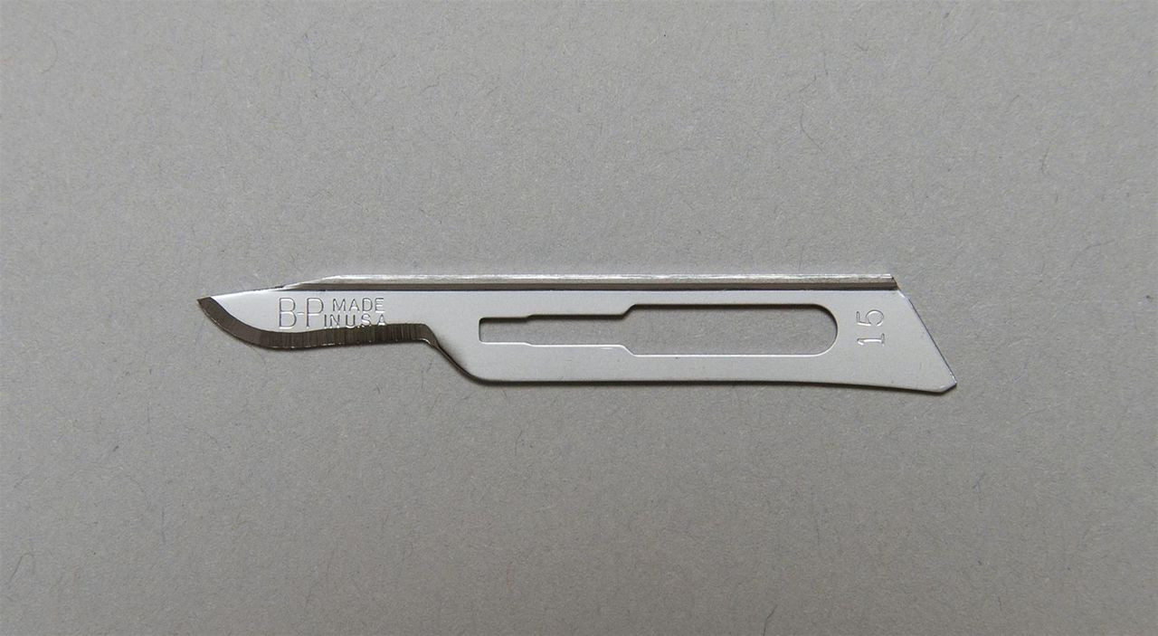 Aspen Surgical Carbon Steel Surgical Blade with Rib-Back