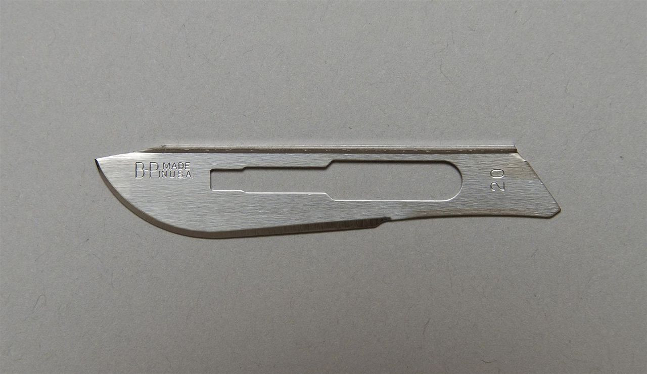 Aspen Surgical Carbon Steel Surgical Blade with Rib-Back