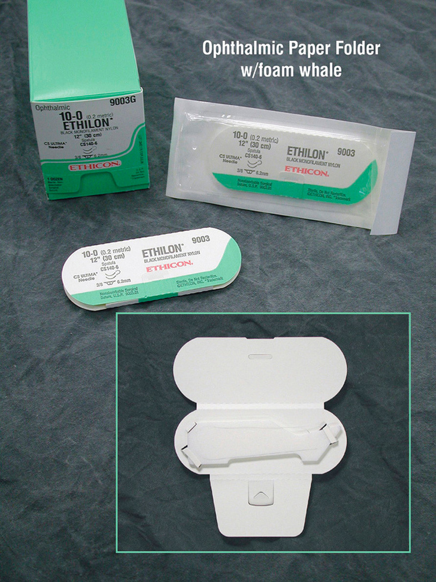 Ethicon ETHILON Mono Taper Point Suture 2820G Size 10-0 5" BV-130-3