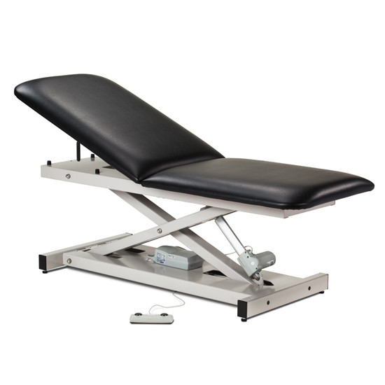 Open Base Power Table with Adjustable Backrest
