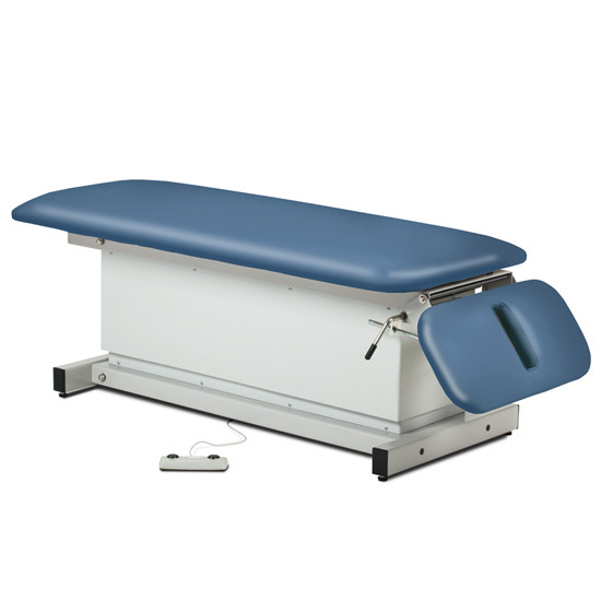 Shrouded Space Saver Power Table with Drop Section