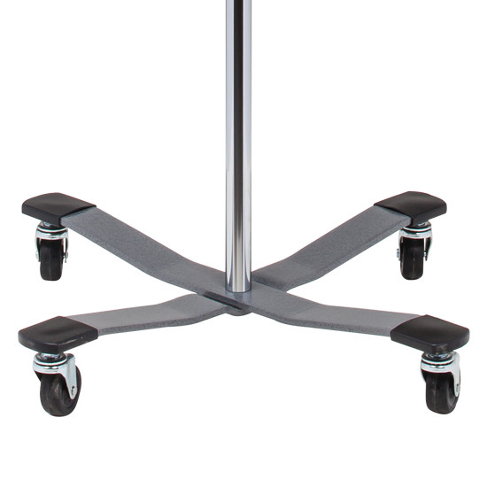 IV Pole 4-Hook 4 Leg Heavy Base