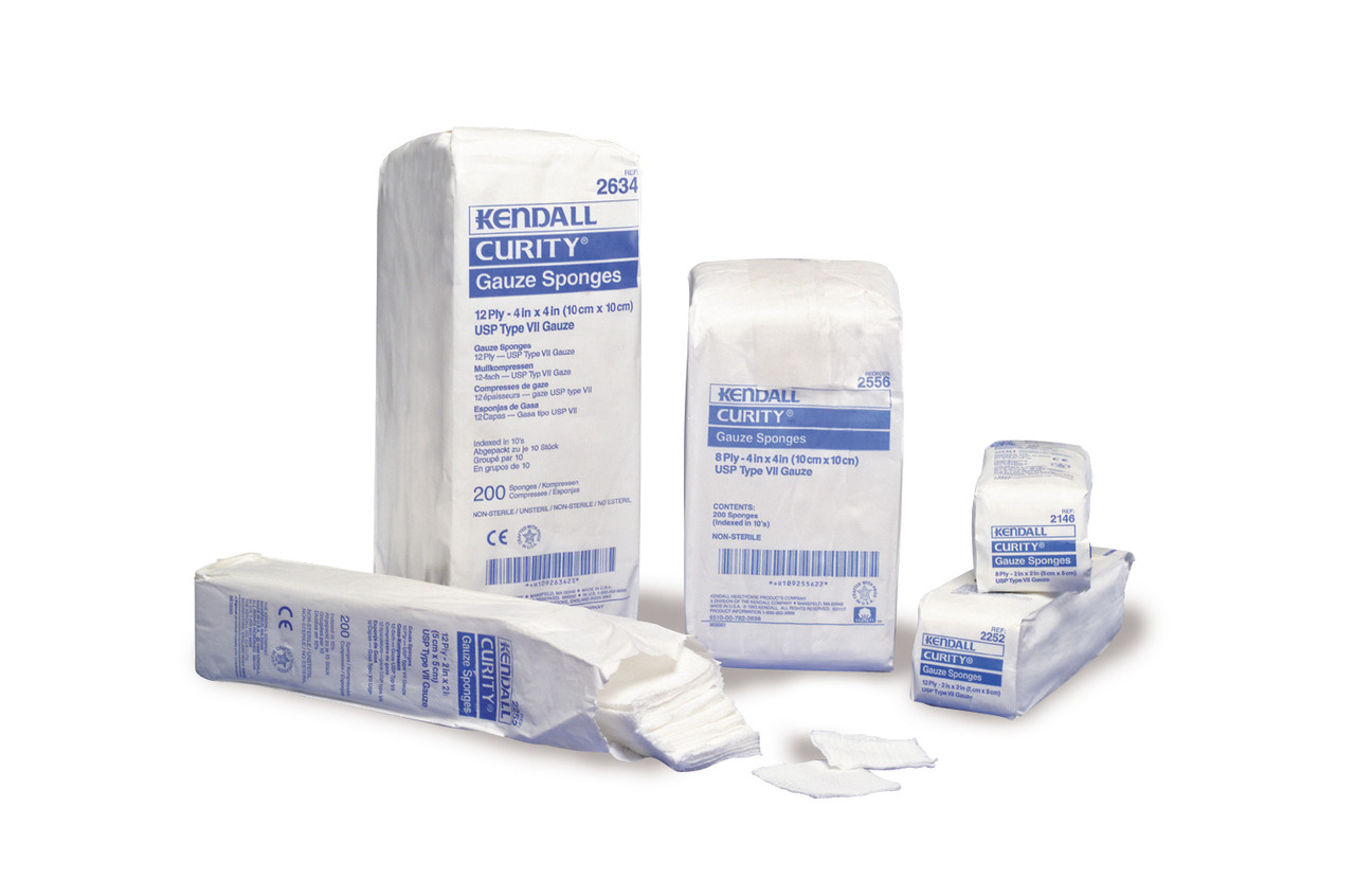 Curity Type VII Woven Gauze Sponges Non-Sterile
