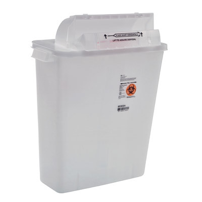 SharpStar In-Room Sharps Containers Counter Balanced Lids