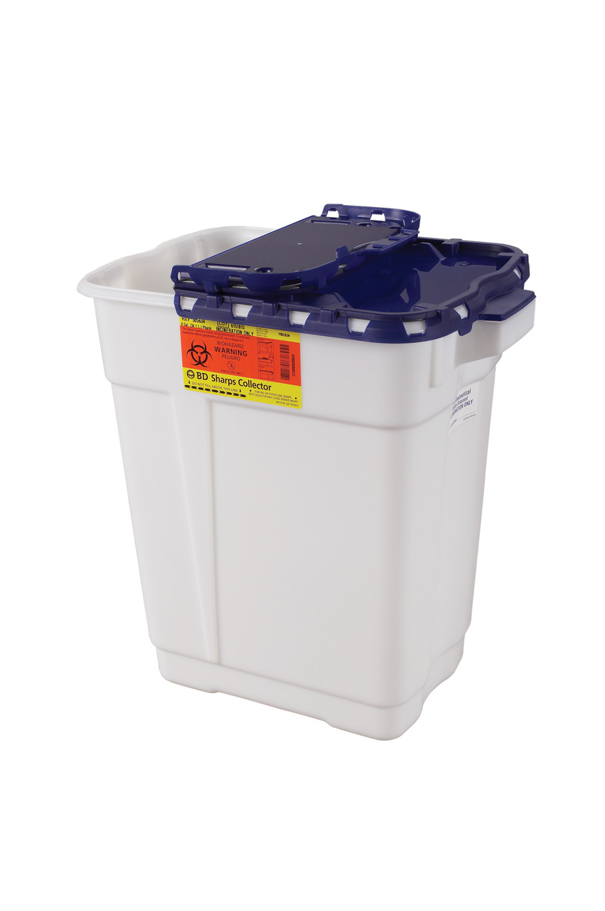 BD Pharmaceutical Sharps Container 9 Gallon