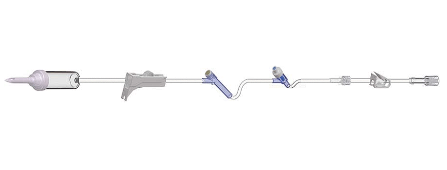 AMSafe IV Administration Sets 83" 108305 Non-Vented Robert Clamp