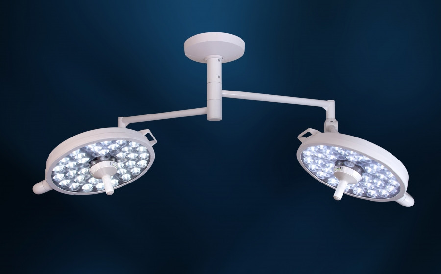 Medical Illumination MI-1000 LED Surgical Light-Dual Arm